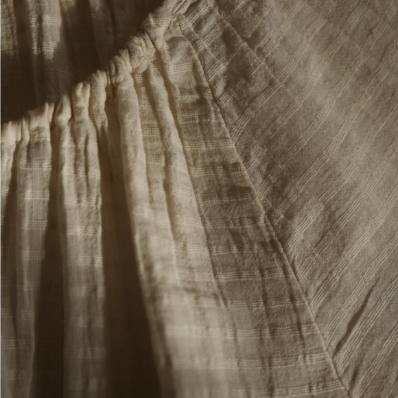 Cotton Cream Peasant Blouse - Picture 5 of 6